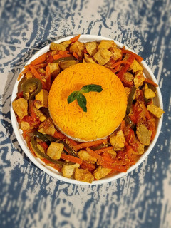 عکسی از دستور مرغ با سبزیجات