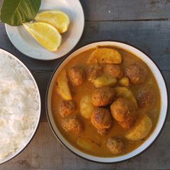 Chicken kofta curry A picture of Chicken kofta curry.