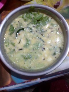 வடை மோர் குழம்பு(Vadai morkulambu recipe in tamil) செய்முறை முக்கிய புகைப்படம்