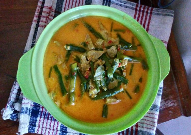 Lodeh Tempe & Kacang Panjang Lodeh Tempe & Kacang Panjang