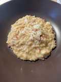 Auténtico risotto carbonara