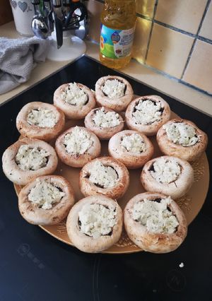 Une photo de Champignons farcis boursin