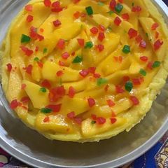 A picture of Mango cake.