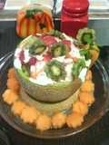 Postre frutas frescas
