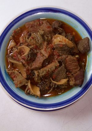 A picture of Offal pepper soup.