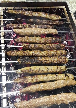صورة لوصفة كباب لحم