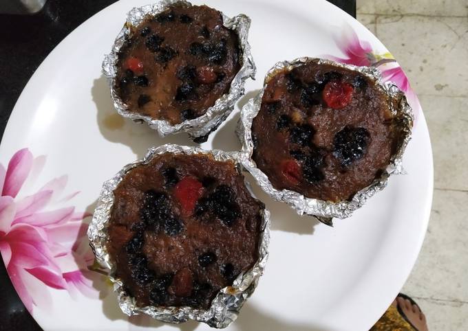 CHOCO BANANA MUFFINS (eggless)