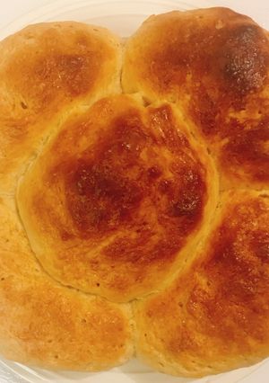 A picture of Microwave baked milk bread.