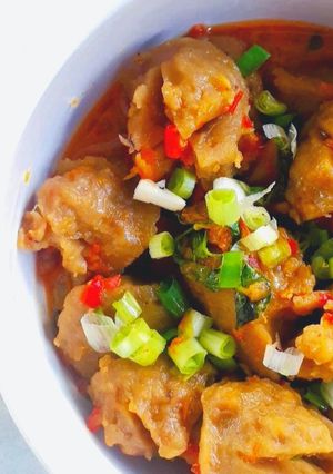 Foto resep Bakso pedas (+kemangi)🌶
