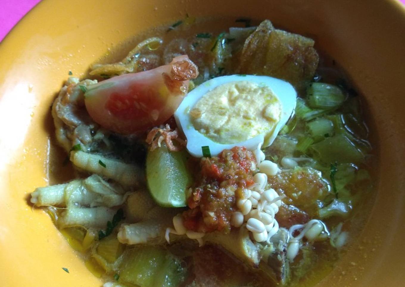 Soto ayam jawa by @ummu_ainan