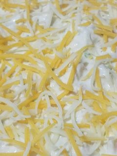 A picture of Elisa's Chicken Dip.