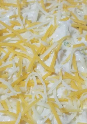 A picture of Elisa's Chicken Dip.