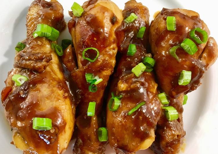 Recipe of Appetizing Chicken drum in soy sauce and oyster sauce