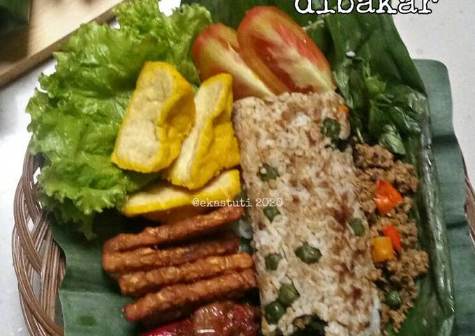 Nasi Tutug Oncom Bakar