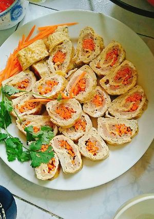 Hình của món Trứng hoa.