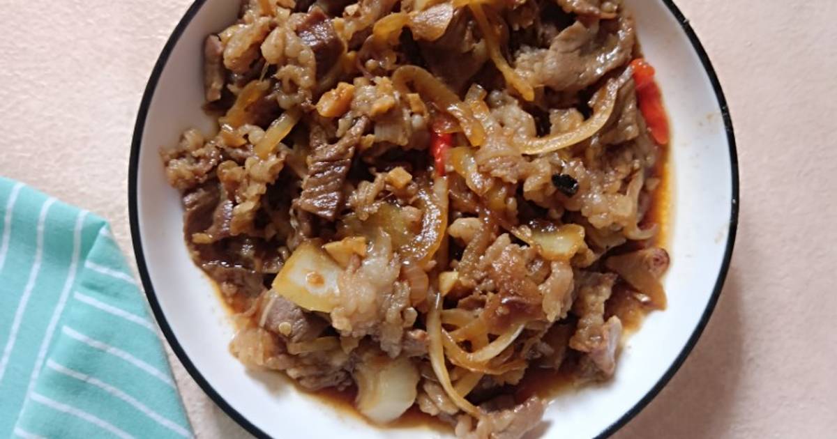 Resep Beef Slice Soya Sauce oleh Umma Berkreasi - Cookpad