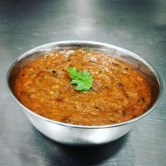A picture of Bhadpaki chutney.