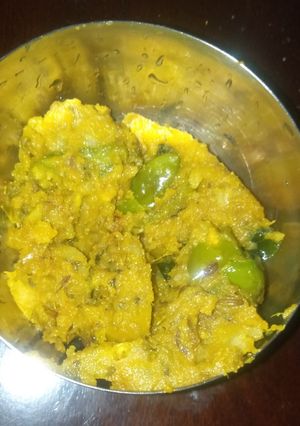 A picture of Sitaphal subzi without onion garlic (side dish for dinner).