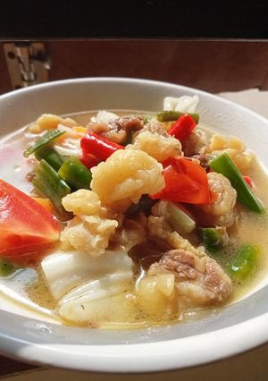 Foto resep Sup asem asem sandung lamur