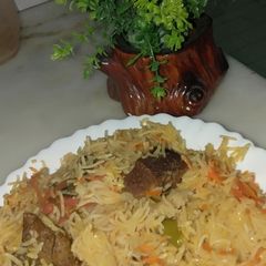 A picture of Pulao biryani.
