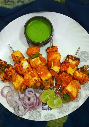 A picture of Paneer tikka.