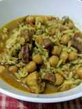 Guiso de garbanzos en olla de hierro 🇨🇱