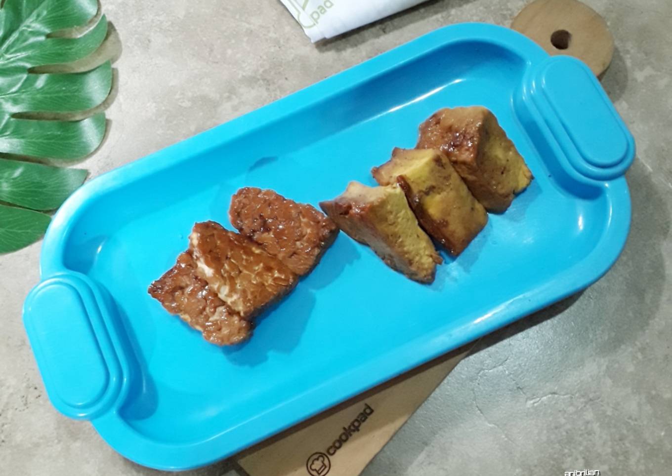 Bacem tahu tempe simpel