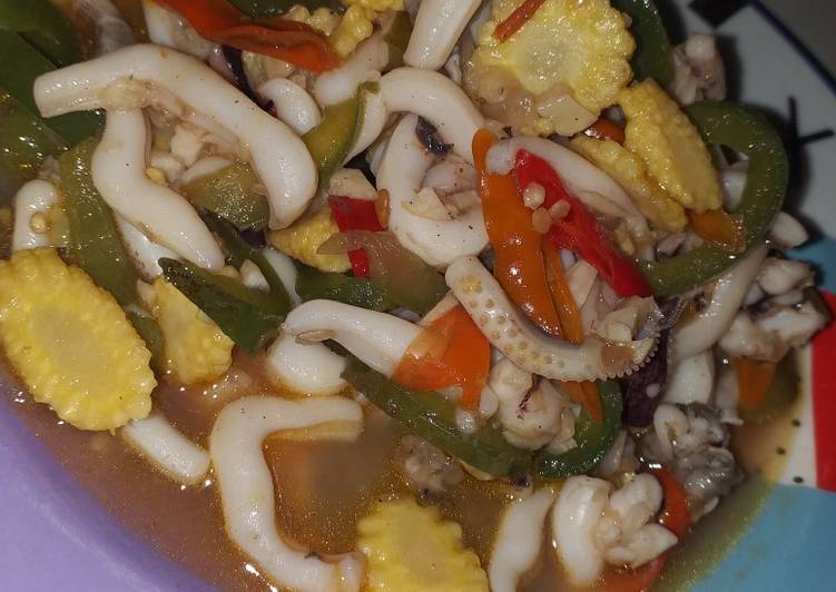 Resep Tumis Sotong yang Enak