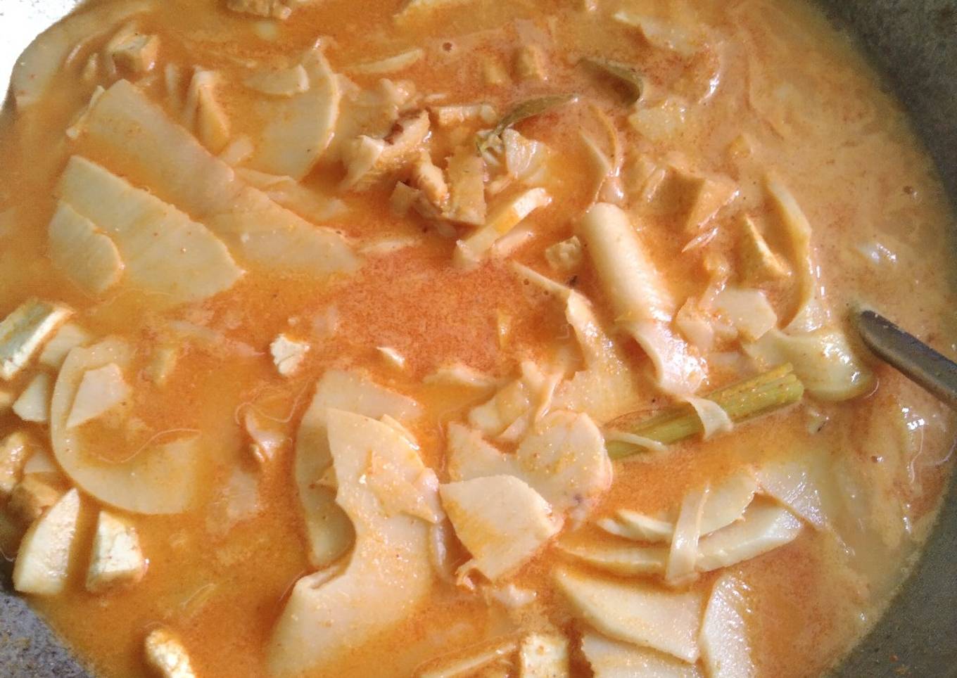 Rebung masak santan tahu