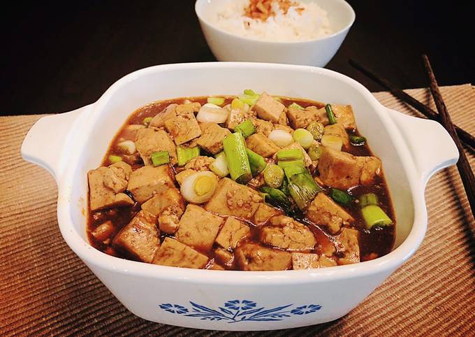 Steps to Make Super Quick Homemade Mapo Tofu (Meatless)