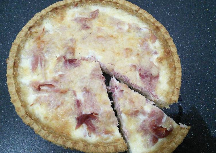 Easiest Way to Make Quick Cheese and Ham Quiche