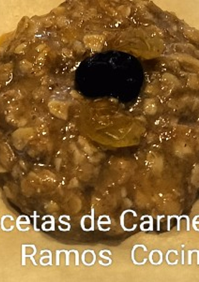 Una foto de Galletas integrales con copos de avena