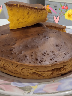 Una foto de Torta de polenta súper fácil, sana y sin gluten!