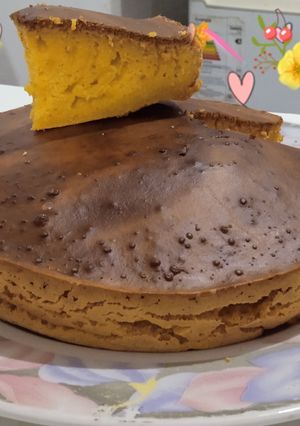 Una foto de Torta de polenta súper fácil, sana y sin gluten!