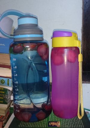 Foto resep Infuse water *stroberi+daun mint*