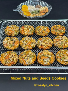 A picture of Rich in Vitamin - Mixed Nuts and Seeds Cookies.