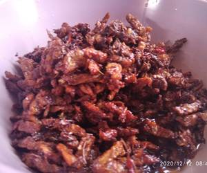 Resep Populer Kering tempe ebi Ala Rumahan