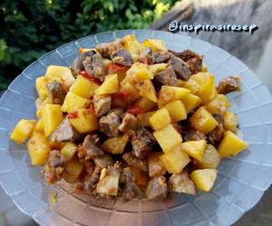 Resep mudah Sambel Goreng Ampela Ati &amp;amp; Kentang Mantul Banget