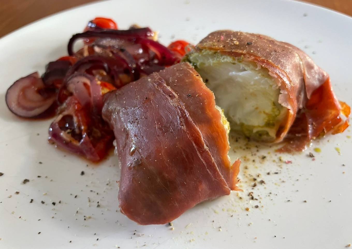 Simple Way to Make Super Quick Homemade Pesto Parma Parcels of Cod