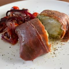 A picture of Pesto Parma Parcels of Cod.