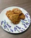 Hamburguesa de jurel y arroz