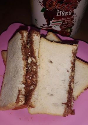 A picture of Choco Haze Sandwich🥓.