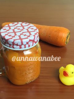Foto resep MPASI 6 bulan puree wortel