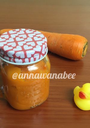 Foto resep MPASI 6 bulan puree wortel