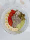 Asam manis avocado oat meal