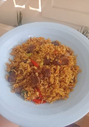 Foto resep Nasi Goreng Kari Sapi