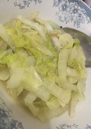 Foto resep Cah sawi putih