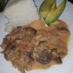 A picture of Mushroom stew #4weekschallenge #authormarathon.
