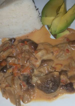 A picture of Mushroom stew #4weekschallenge #authormarathon.