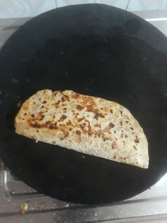 A picture of Taco Mexican  homemade  on Tawa.